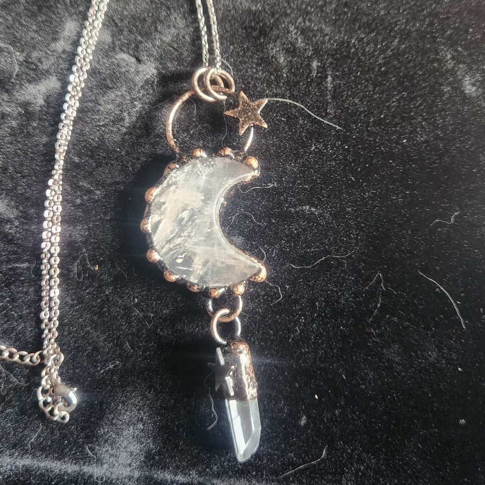 Crystal Moon Necklace